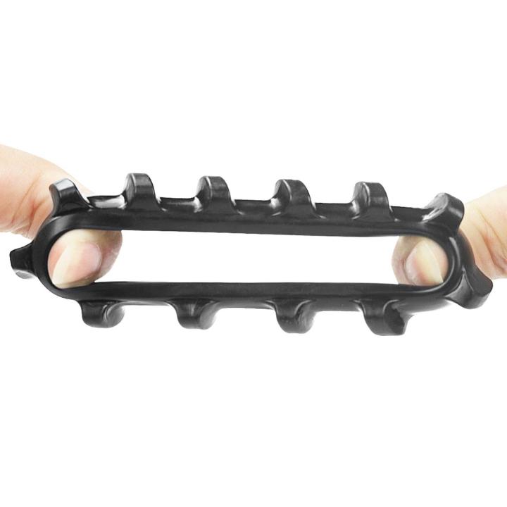 Czarny pierścień erekcyjny TPE bez wibracji 2–4 cm
