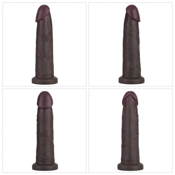 Realistyczny wibrujący dildo 22,9 cm z pilotem i silikonem medycznym