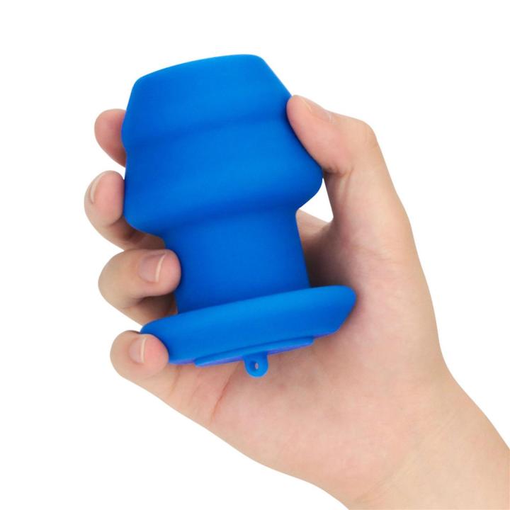 Silikonowy plug analny tunelowy z odkręcaną końcówką