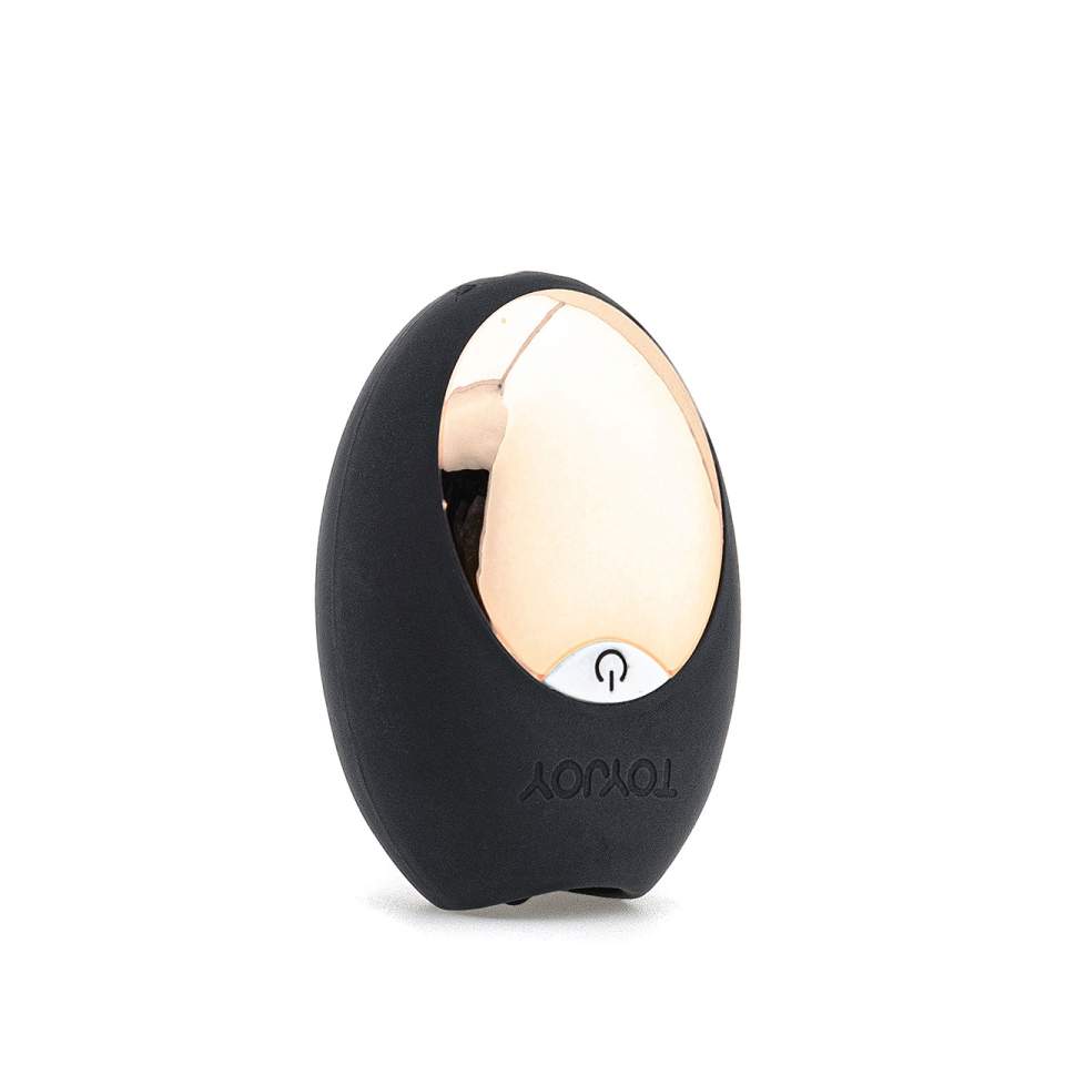 Elegancki czarny masażer łechtaczki imitujący ruch lizania