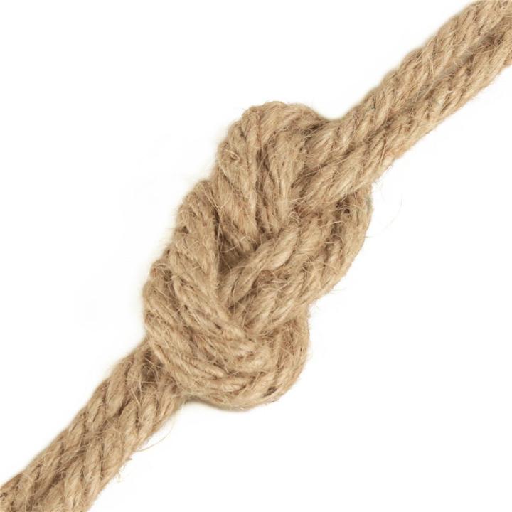 Lina konopna do bondage 10 m 6 mm – rustykalna, naturalna