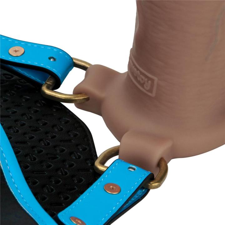 Strap-on cielisty 22,8 cm z pustym dildo i silikonowym prętem XS/S/M