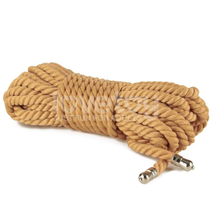 Sznur do bondage 10 m 6 mm kurkuma – miękki i wytrzymały