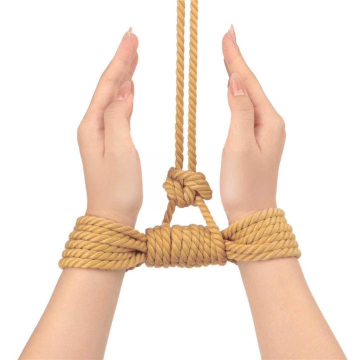 Sznur do bondage 10 m 6 mm kurkuma – miękki i wytrzymały
