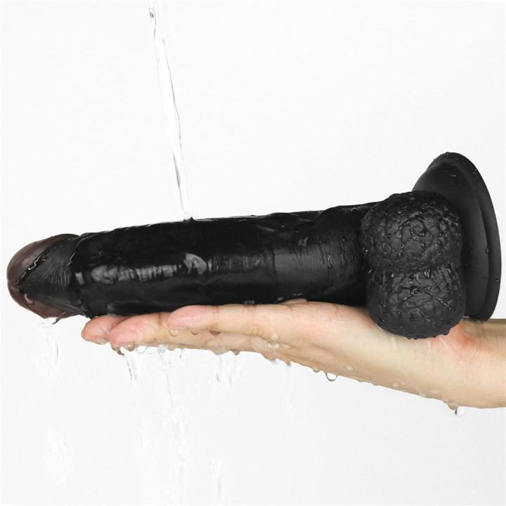 Czarny strap-on z wibracjami 10 trybów i regulowaną uprzężą