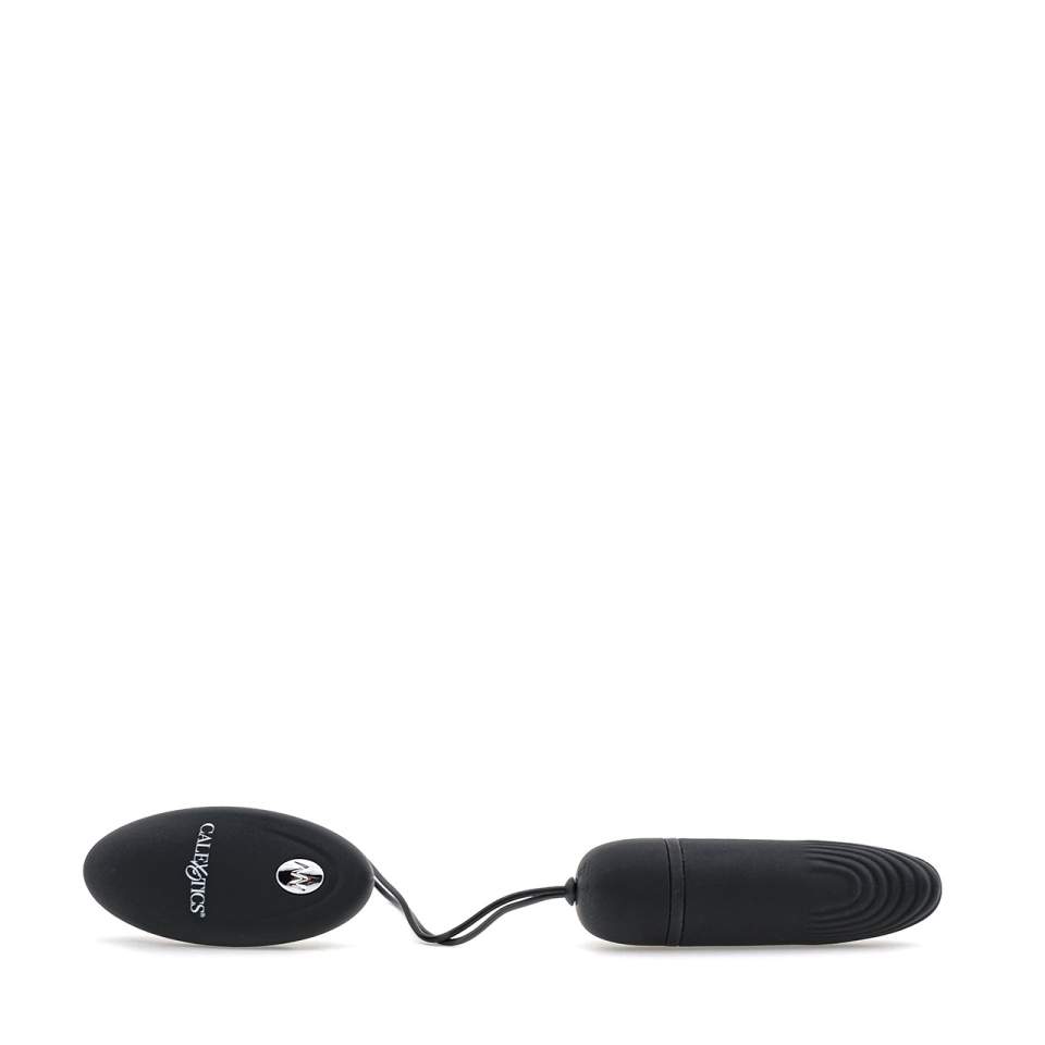 Czarne jajko wibrujące zdalnie sterowane