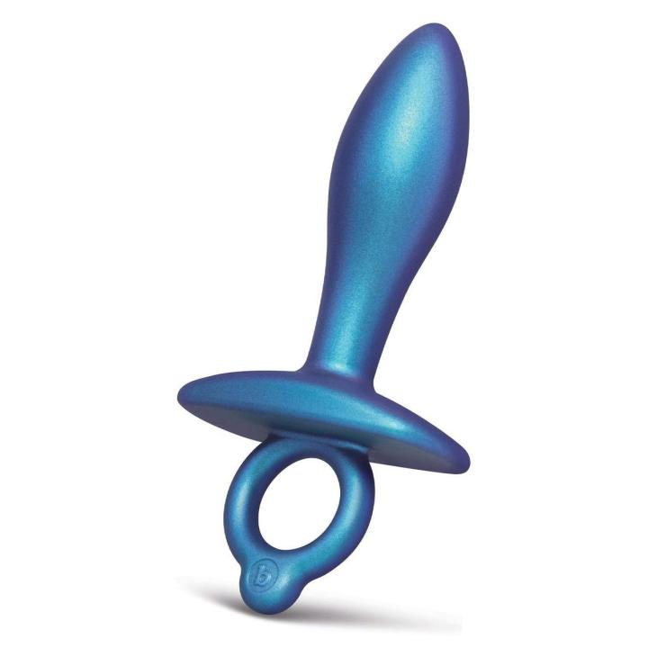 Silikonowy plug analny z pierścieniem 12,7 cm – gładki i wodoodporny