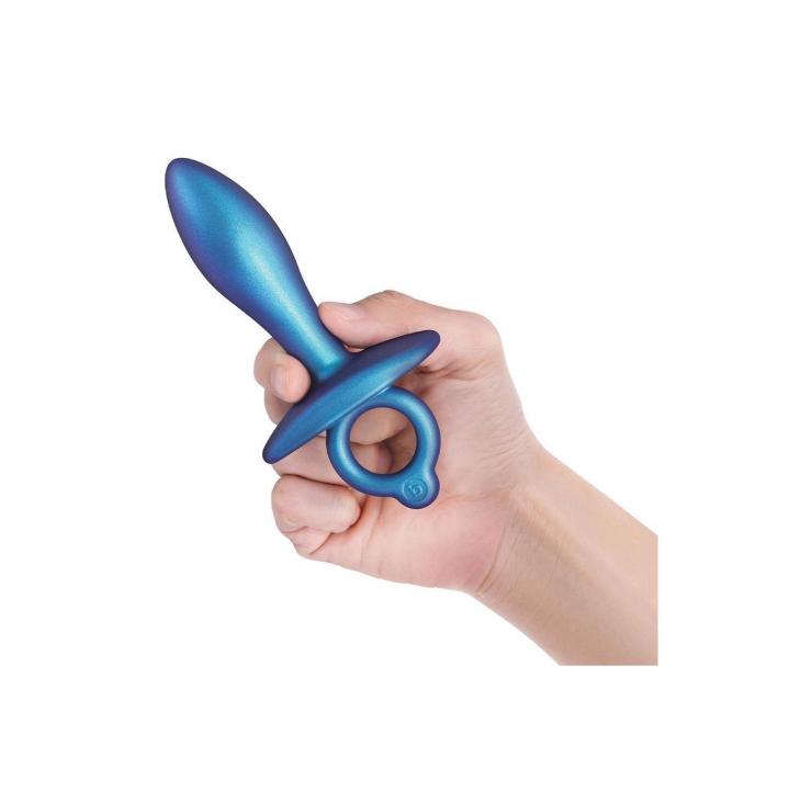 Silikonowy plug analny z pierścieniem 12,7 cm – gładki i wodoodporny