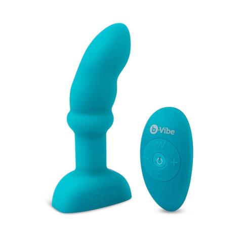 Korek analny z rimmingiem i pilotem do masażu prostaty – wibracje i rotacja