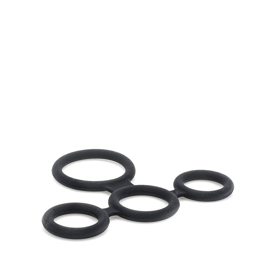 Poczwórny silikonowy pierścień erekcyjny o średnicy od 3,25 do 5 cm