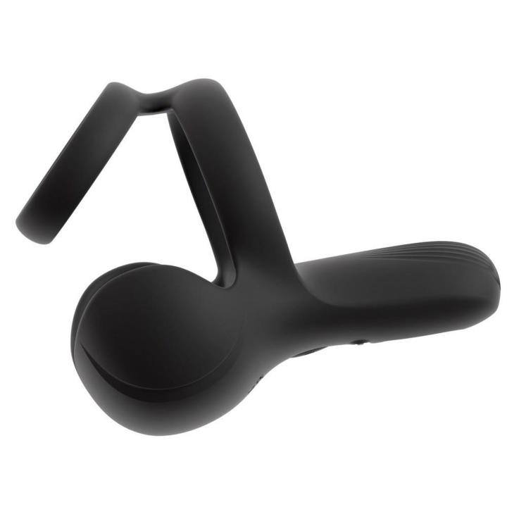 Wibrujący masażer jąder i krocza z 2 silnikami i 10 trybami USB