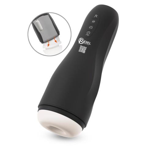 Masturbator 3w1 zaciskanie i zasysanie + wibracje, ładowanie USB-C