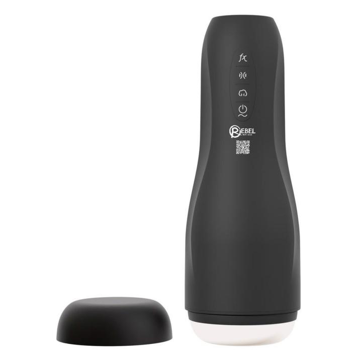 Masturbator 3w1 zaciskanie i zasysanie + wibracje, ładowanie USB-C