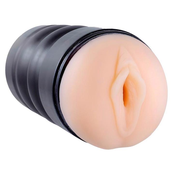 Realistyczny masturbator waginalny z pokrywką i wyjmowaną tuleją 16,8 cm