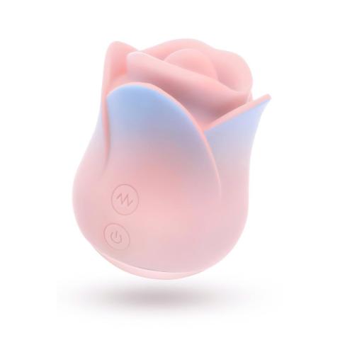 Stymulator łechtaczki różowy z trybem French Kiss i 10 trybami wibracji