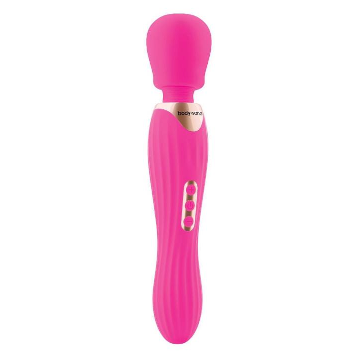 Masażer wand różowy 29,8 cm, głębokie wibracje, 5 trybów i 7 poziomów