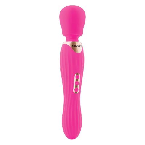 Masażer wand różowy 29,8 cm, głębokie wibracje, 5 trybów i 7 poziomów