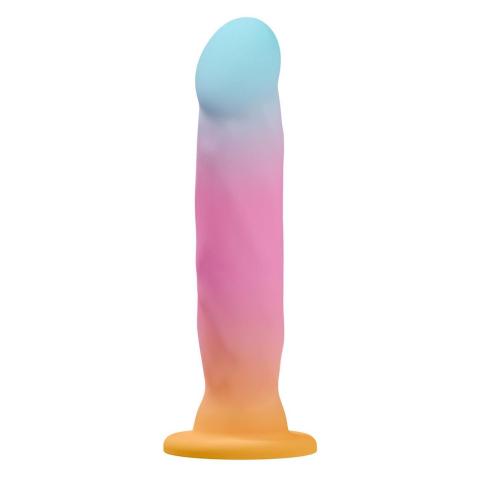 Silikonowe dildo do punktu g i p z przyssawką 20,3 cm