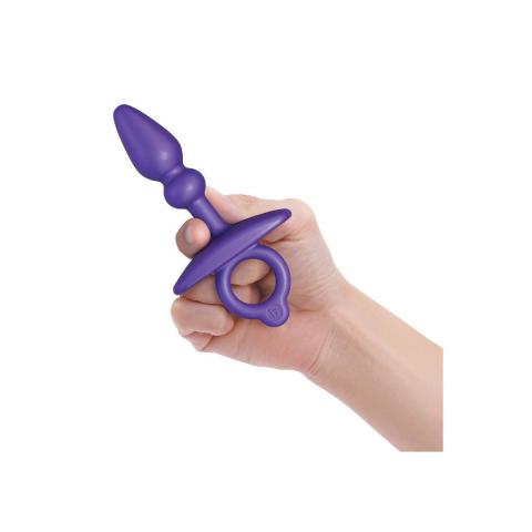 Silikonowy korek analny z pierścieniem 12,7 cm – smukły i wodoodporny