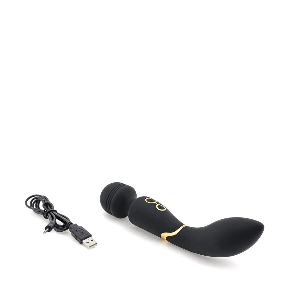 Elegancki silikonowy masażer z mocnymi wibracjami - 10 różnych funkcji