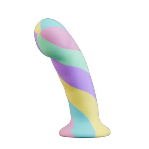 Silikonowe dildo do punktu G i P 15,7 cm – kompatybilne z uprzężą