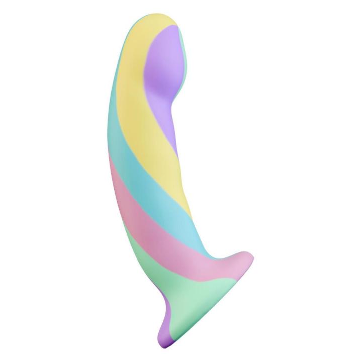 Silikonowe dildo do punktu G i P 15,7 cm – kompatybilne z uprzężą