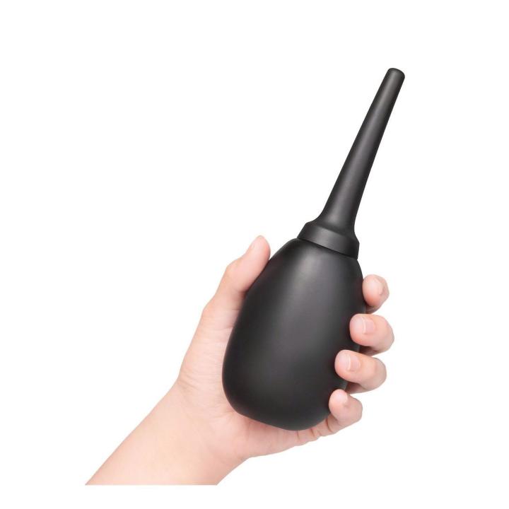 Silikonowa gruszka do higieny analnej 150 ml z zaworem zwrotnym
