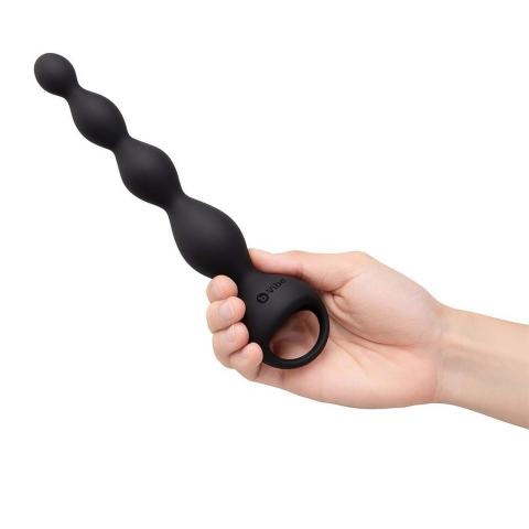 Wibrujące kulki analne stopniowane 16,5 cm – silikon, 6 trybów, IPX6
