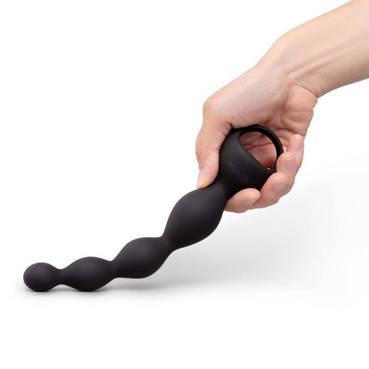 Wibrujące kulki analne stopniowane 16,5 cm – silikon, 6 trybów, IPX6