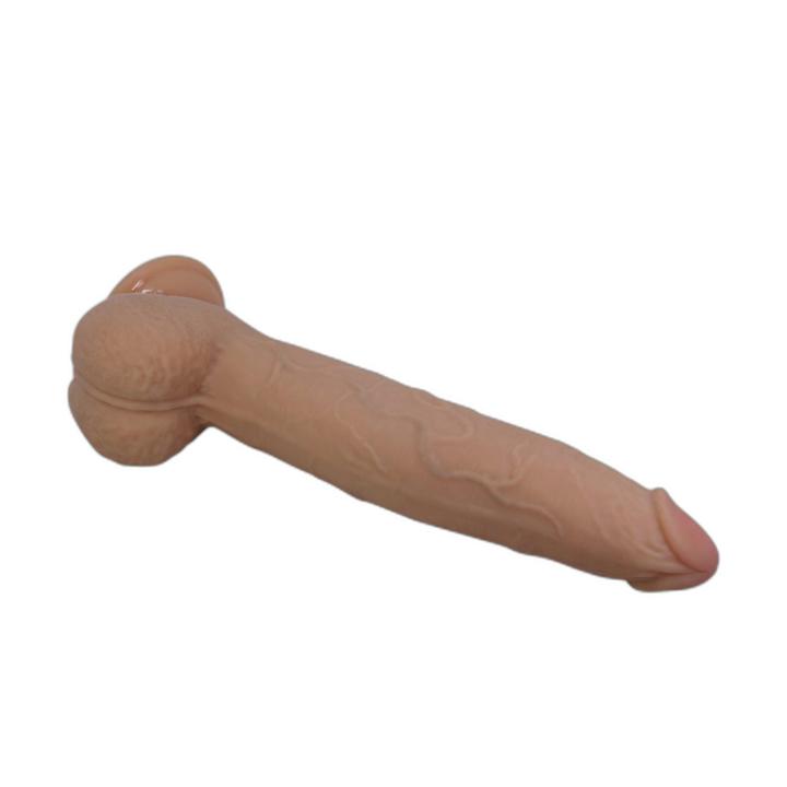 Realistyczne giętkie dildo z przyssawką 23 cm – miękkie TPE