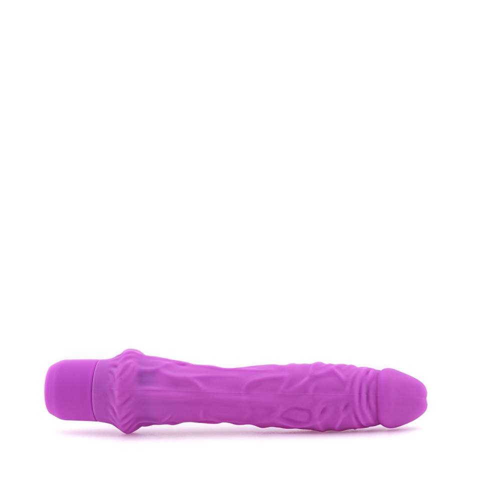 Duży różowy żylasty wibrator z silikonu do stymulacji pochwy