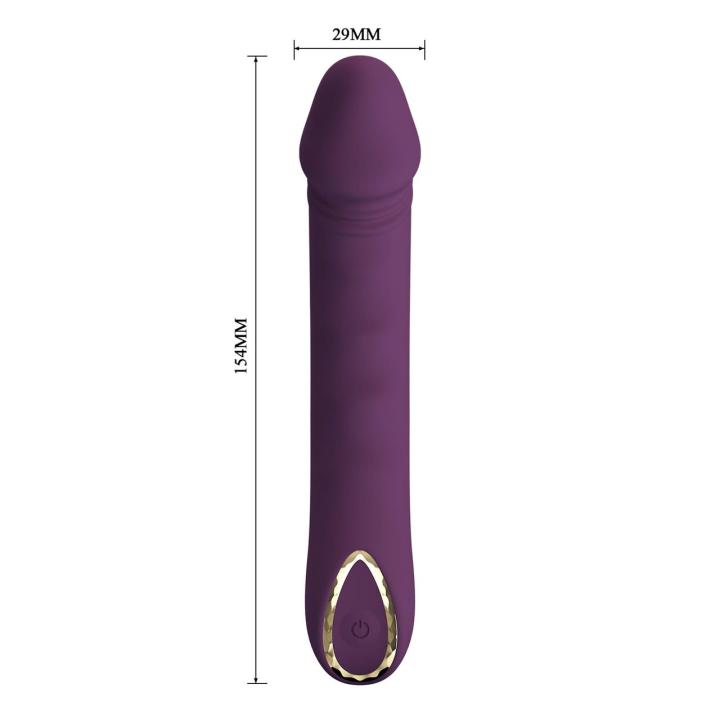 Wibrator do punktu G 15,4 cm - 10 trybów, silikon, ładowanie USB