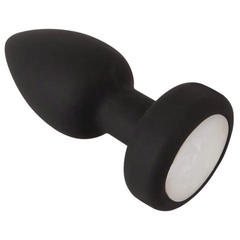 Wibrujący korek analny LED z pilotem 7 trybów wodoodporny ładowany USB