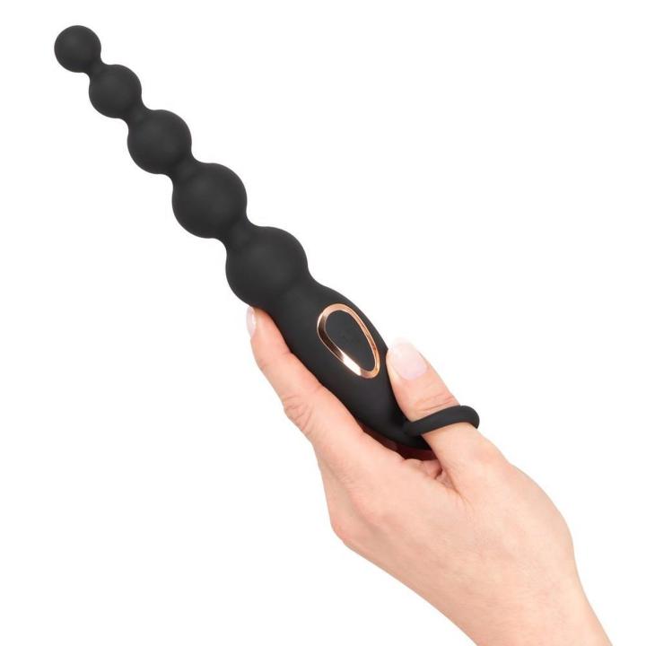Wibrujące kulki analne 7 trybów wodoodporne ładowane USB silikon