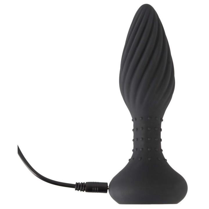 Wibrujący plug analny z obrotowymi kulkami i pilotem 15,1 cm