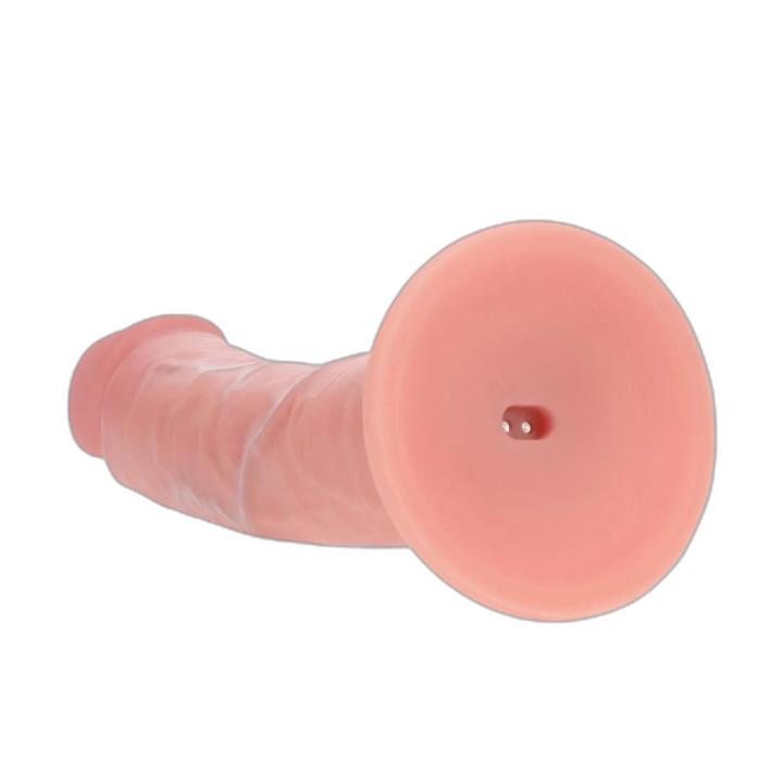 Realistyczne wibrujące dildo 20,3 cm z przyssawką i 10 trybami
