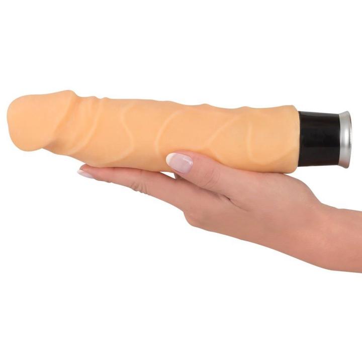 Realistyczny wibrator z cyber skóry 23 cm - 8 trybów wibracji