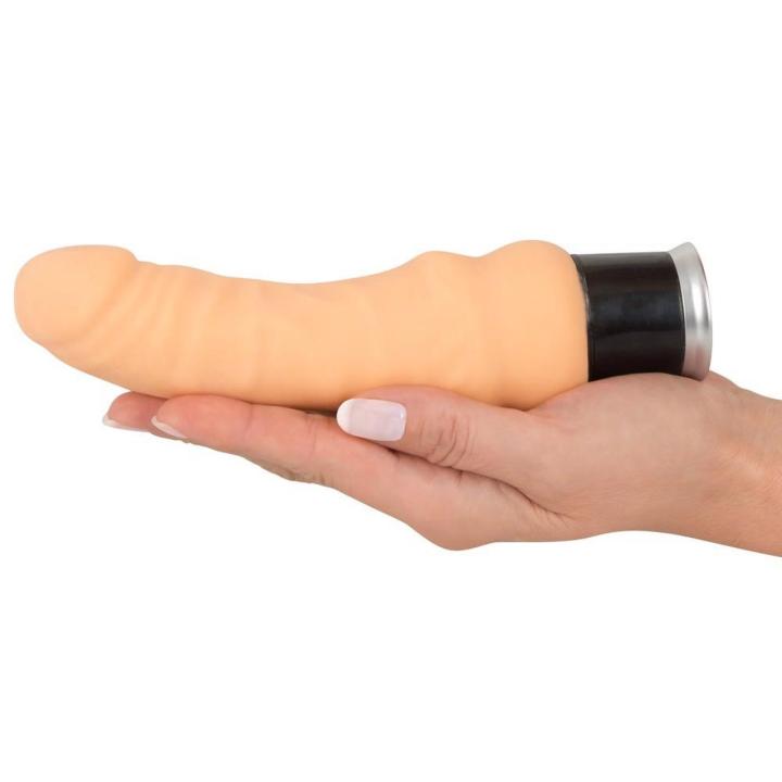 Realistyczny wibrator z cyber skóry 20 cm - 8 trybów wibracji