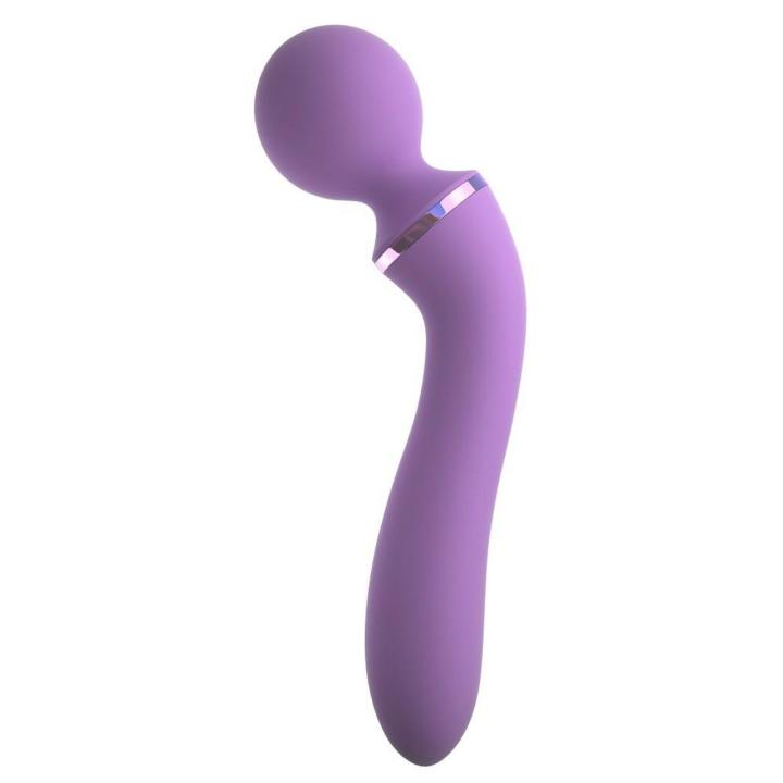 Podwójny masażer i wibrator duo 19,5 cm - 10 trybów, ładowanie USB