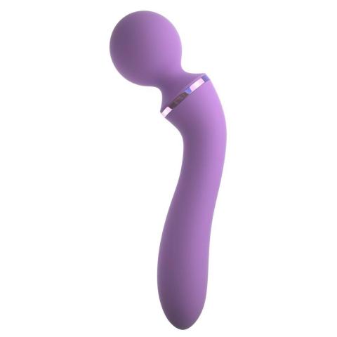 Podwójny masażer i wibrator duo 19,5 cm - 10 trybów, ładowanie USB