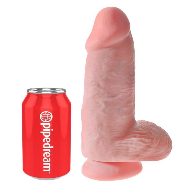 Grube dildo z przyssawką 22,9 cm – realistyczne detale i intensywne wypełnienie