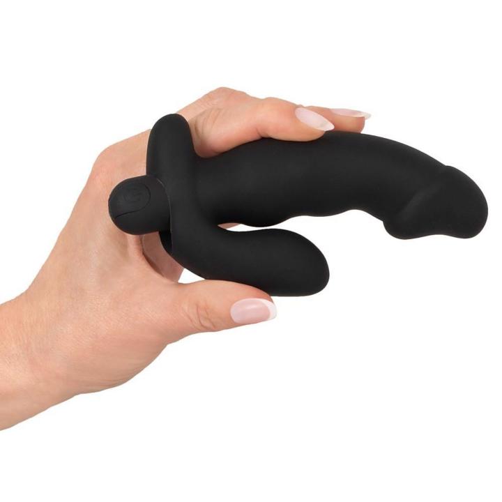 Wibrujący korek analny silikonowy 14 cm – 10 trybów, ładowanie USB