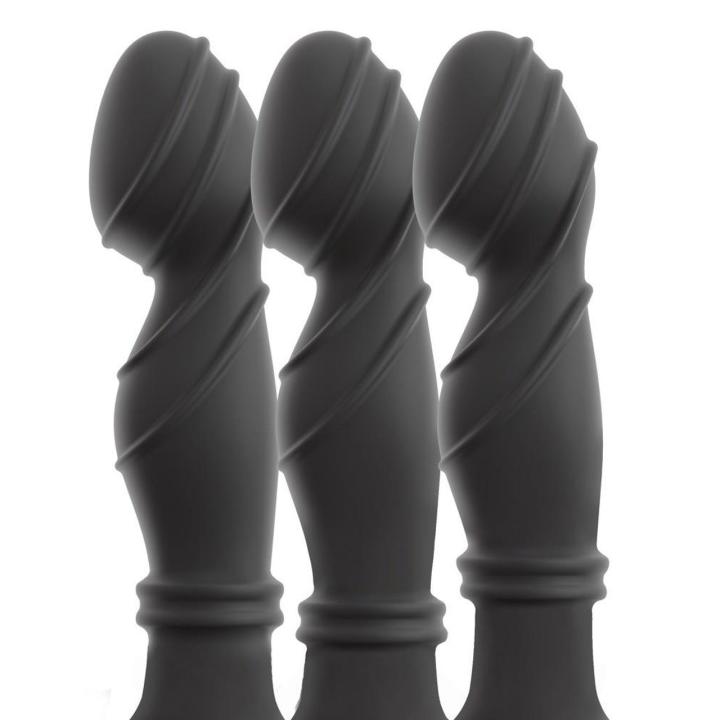Wibrujący masażer prostaty z ruchomymi pierścieniami 16,3 cm usb