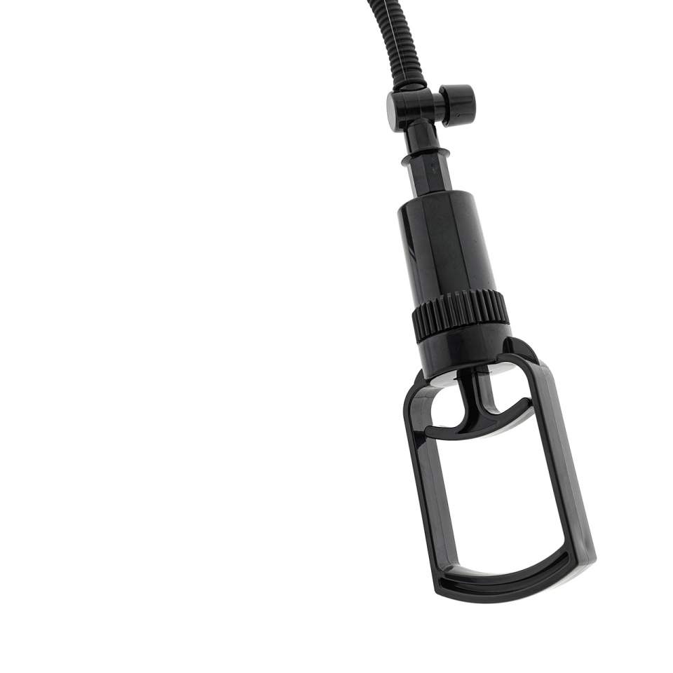 Plastikowa pompka próżniowa do penisa z manometrem