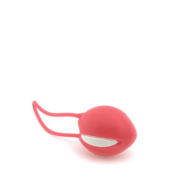 Czerwona silikonowa kulka gejszy Fun Factory Smartball Uno – 40 g