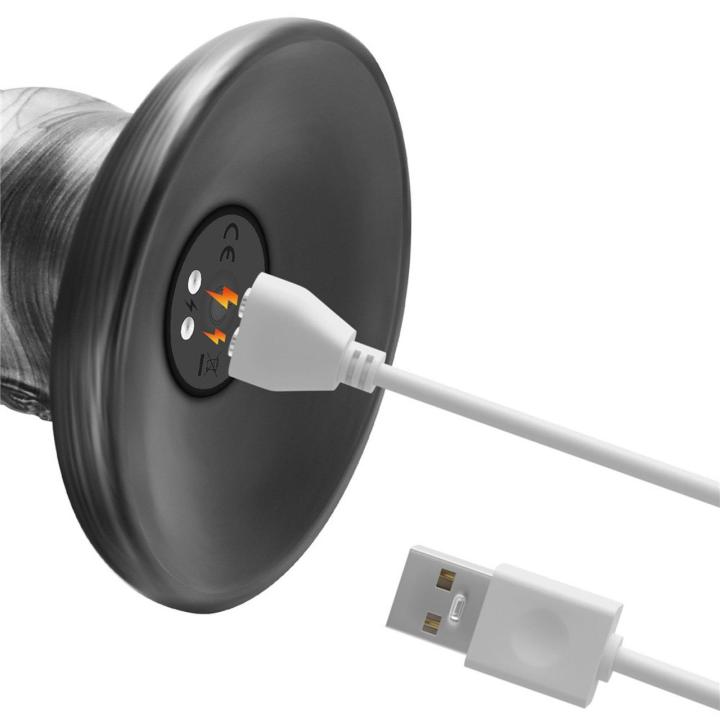 Wibrator analny 40,6 cm z przyssawką i 10 trybami wibracji, USB, wodoodporny