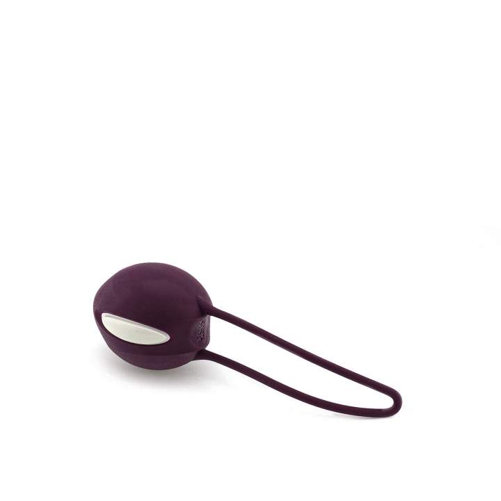 Fioletowa silikonowa kulka gejszy Smartball Uno od Fun Factory  – 40 g