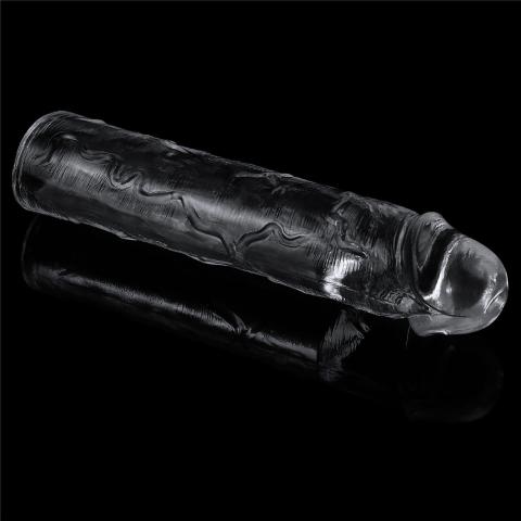 Przezroczysta nakładka na penisa +5,1 cm i 30% obwodu 17,8 cm