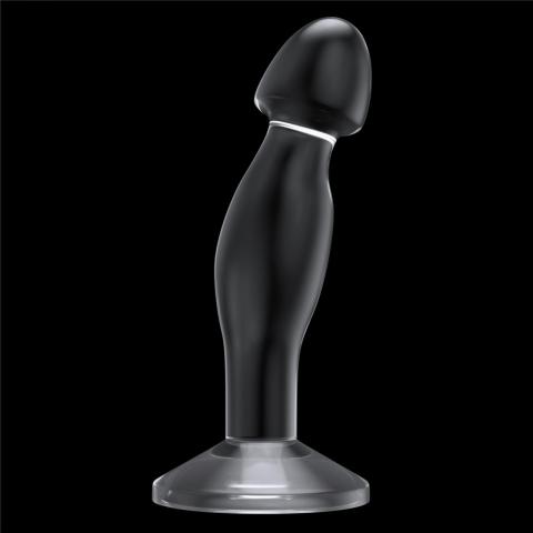 Przezroczysty korek analny do prostaty 16,5 cm z miękkiego TPE
