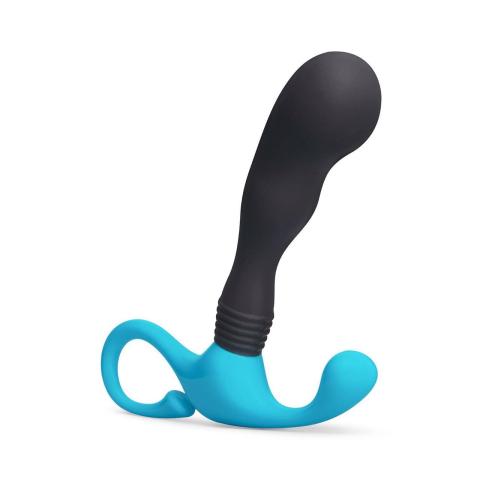 Silikonowy masażer prostaty bez wibracji do stymulacji bez użycia rąk